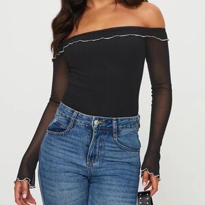 Princess Polly Arsema Off-Shoulder Bodysuit